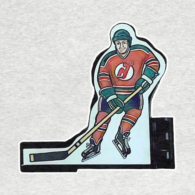 Coleco Table Hockey Players - New Jersey Devils by mafmove